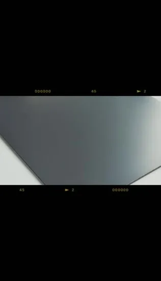 Серебристо-серый, темно-серый металлический цвет для наружных внутренних стен зданий, алюминиевый композитный материал